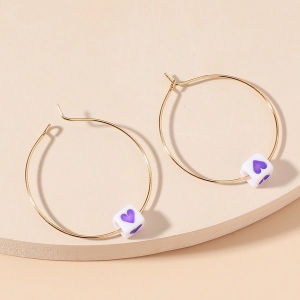 Wholesale Acrylic Alloy Earrings JDC-ES-A074 Earrings 妙雅 Wholesale Jewelry JoyasDeChina Joyas De China