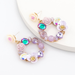 Wholesale acrylic and diamond resin flower alloy earrings JDC-ES-JL049 Earrings JoyasDeChina Wholesale Jewelry JoyasDeChina Joyas De China