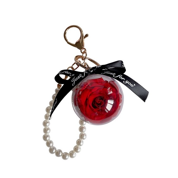 Wholesale acrylic ball flower keychains JDC-KC-LX014 Keychains JoyasDeChina Wholesale Jewelry JoyasDeChina Joyas De China