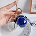 Wholesale acrylic ball flower keychains JDC-KC-LX014 Keychains JoyasDeChina royal blue Wholesale Jewelry JoyasDeChina Joyas De China