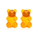 Wholesale acrylic bear candy-colored earrings JDC-ES-F276 earrings JoyasDeChina C16-02-79 Wholesale Jewelry JoyasDeChina Joyas De China