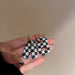 Wholesale acrylic black and white letter Earrings JDC-ES-BY-050 Earrings 宝钰 5 Wholesale Jewelry JoyasDeChina Joyas De China