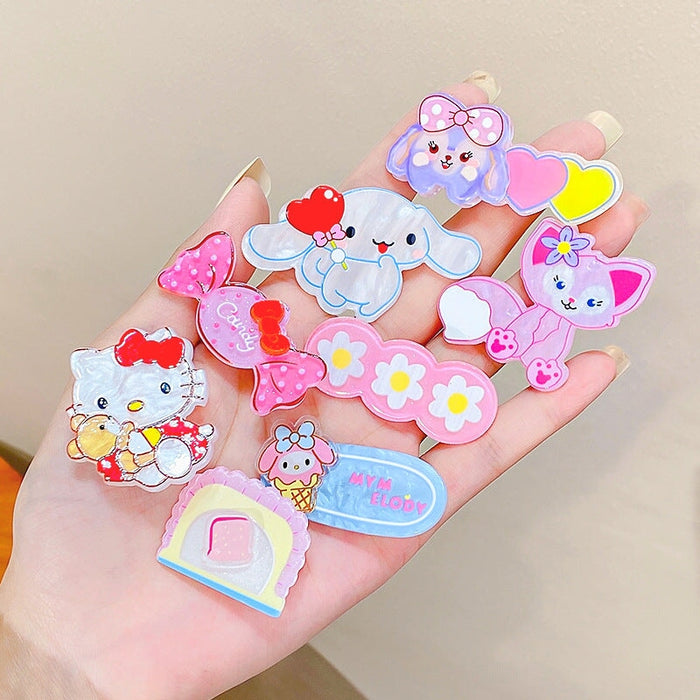 Wholesale Acrylic Cartoon Kids Hair Clip Set (F)JDC-HC-GSHX101 Hair Clips 恒曦 Wholesale Jewelry JoyasDeChina Joyas De China