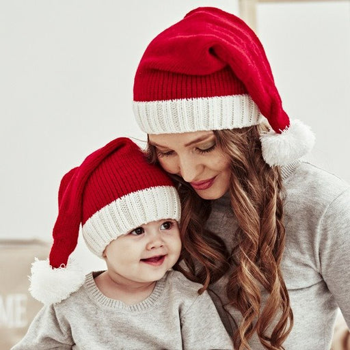 Wholesale acrylic Christmas children's red hat JDC-FH-XB-007 FashionHat 小贝 Wholesale Jewelry JoyasDeChina Joyas De China