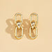 Wholesale Acrylic Circle Earrings JDC-ES-E014 Earrings 奈珠 Wholesale Jewelry JoyasDeChina Joyas De China
