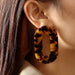 Wholesale acrylic color earrings JDC-ES-NZ050 Earrings 奈珠 Wholesale Jewelry JoyasDeChina Joyas De China