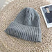 Wholesale acrylic color knitted hat JDC-FH-NLS011 Fashionhat 倪罗诗 grey 54-58cm Wholesale Jewelry JoyasDeChina Joyas De China