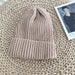 Wholesale acrylic color knitted hat JDC-FH-NLS011 Fashionhat 倪罗诗 pink 54-58cm Wholesale Jewelry JoyasDeChina Joyas De China