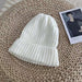 Wholesale acrylic color knitted hat JDC-FH-NLS011 Fashionhat 倪罗诗 white 54-58cm Wholesale Jewelry JoyasDeChina Joyas De China