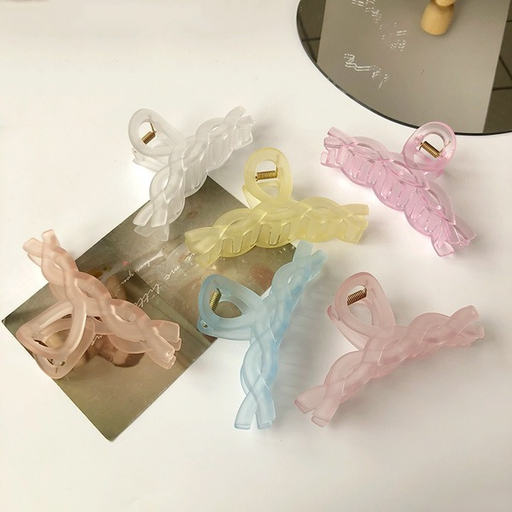 Bulk Jewelry Wholesale acrylic frosted sugar fruit color hair clips JDC-HC-DJ004 Wholesale factory from China YIWU China
