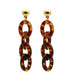 Wholesale acrylic leopard Earrings JDC-ES-E010 Earrings 奈珠 Wholesale Jewelry JoyasDeChina Joyas De China