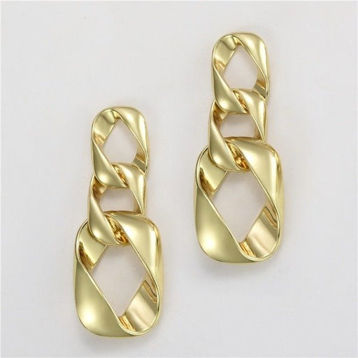 Wholesale Acrylic long thick chain earrings JDC-ES-E008 Earrings 奈珠 Wholesale Jewelry JoyasDeChina Joyas De China