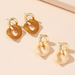Wholesale Acrylic new retro fashion geometric Earrings JDC-ES-AYN369 Earrings JoyasDeChina Wholesale Jewelry JoyasDeChina Joyas De China
