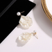 Bulk Jewelry Wholesale acrylic pearl shell earrings JDC-ES-A057 Wholesale factory from China YIWU China
