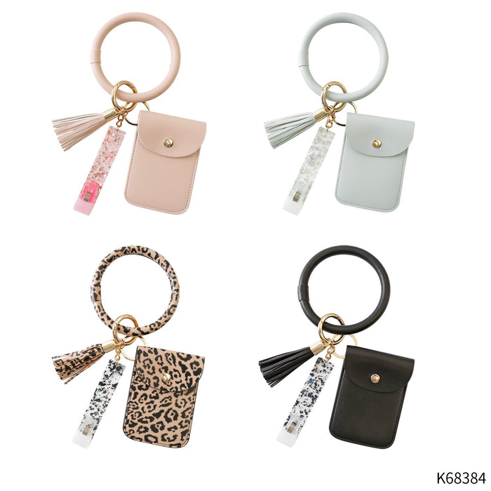Wholesale Acrylic PU Zinc Alloy Coin Purse ATM Card Grabber Contactless Card Picker Keychain Wristlet MOQ≥2 JDC-KC-JM004 Keychains 杰米 Wholesale Jewelry JoyasDeChina Joyas De China