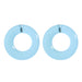 Wholesale acrylic resin Earrings JDC-ES-JQ069 Earrings JoyasDeChina blue Wholesale Jewelry JoyasDeChina Joyas De China