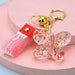 Wholesale Acrylic Sequin Butterfly Keychain JDC-KC-WS127 Keychains 围颂 Wholesale Jewelry JoyasDeChina Joyas De China