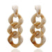 Wholesale acrylic simple Earrings JDC-ES-E009 Earrings 奈珠 Wholesale Jewelry JoyasDeChina Joyas De China