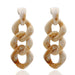 Wholesale acrylic simple Earrings JDC-ES-E009 Earrings 奈珠 Acrylic Wholesale Jewelry JoyasDeChina Joyas De China