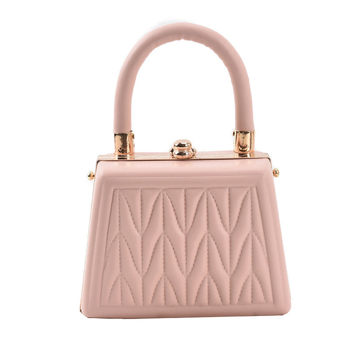 Wholesale Acrylic small square bag handbag JDC-HB-JunLi032 Handbags 骏丽 pink Wholesale Jewelry JoyasDeChina Joyas De China