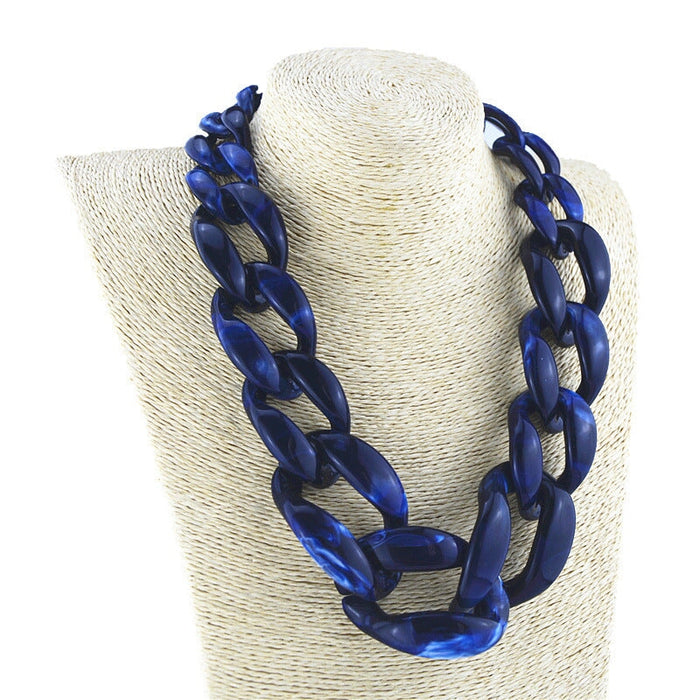 Wholesale acrylic Super Large Necklace JDC-NE-XC235 Necklaces 夏晨 1 Wholesale Jewelry JoyasDeChina Joyas De China