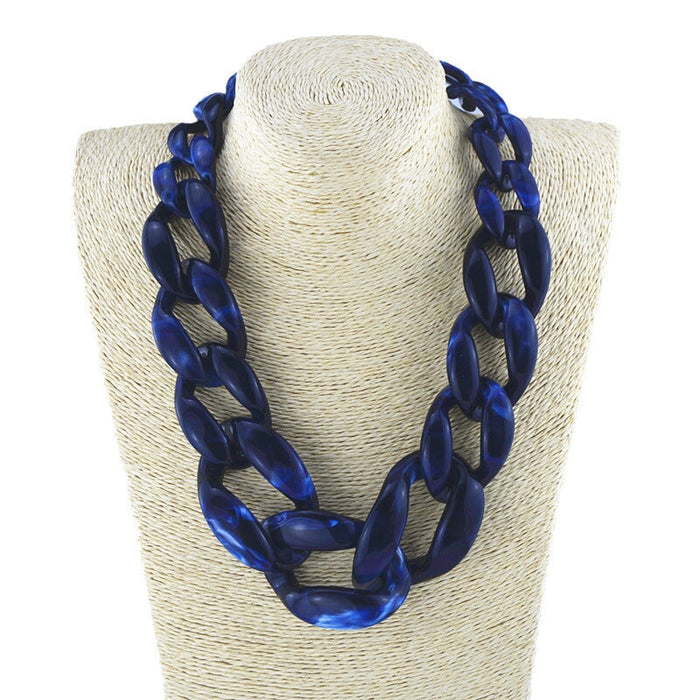 Wholesale acrylic Super Large Necklace JDC-NE-XC235 Necklaces 夏晨 Wholesale Jewelry JoyasDeChina Joyas De China