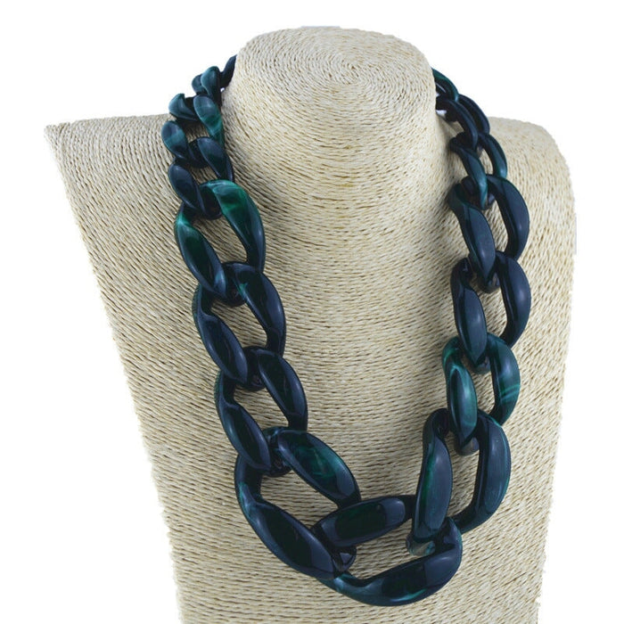 Wholesale acrylic Super Large Necklace JDC-NE-XC235 Necklaces 夏晨 Wholesale Jewelry JoyasDeChina Joyas De China