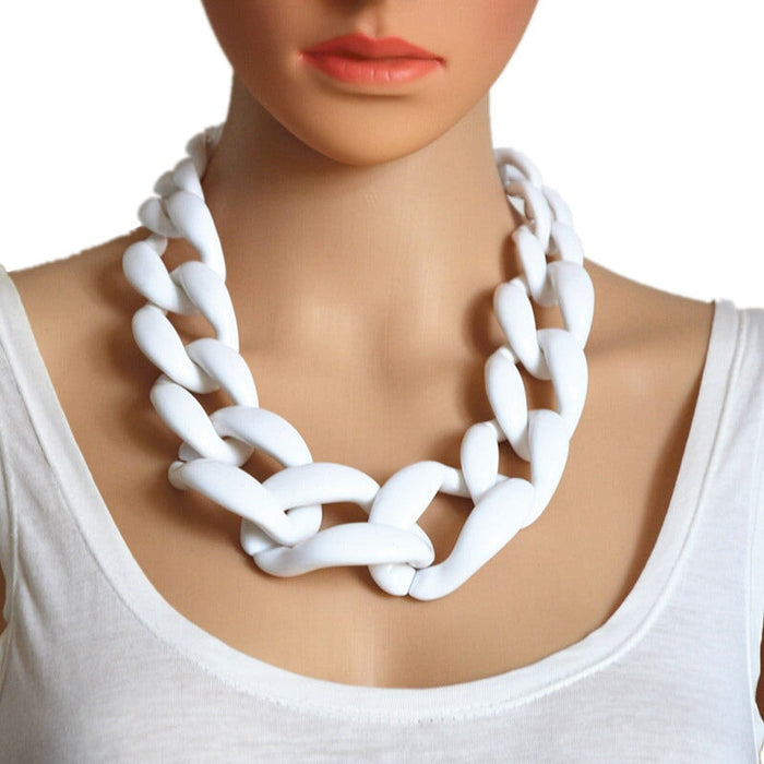 Wholesale acrylic super necklace JDC-NE-XC233 Necklaces 夏晨 3 Wholesale Jewelry JoyasDeChina Joyas De China