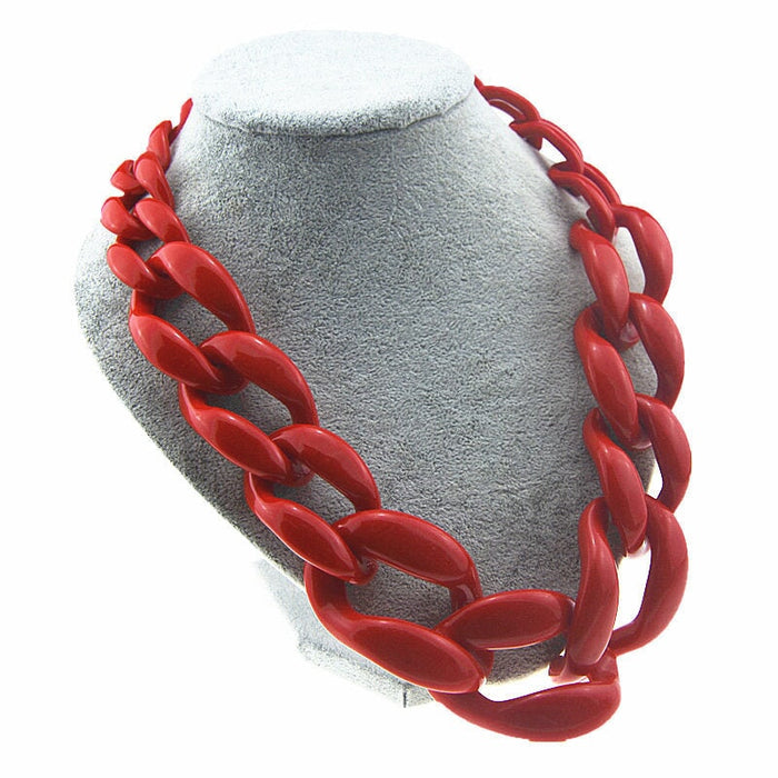 Wholesale acrylic super necklace JDC-NE-XC233 Necklaces 夏晨 Wholesale Jewelry JoyasDeChina Joyas De China