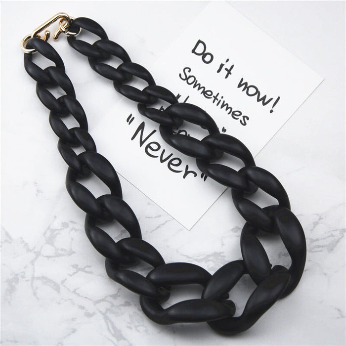 Wholesale acrylic super necklace JDC-NE-XC234 Necklaces 夏晨 Wholesale Jewelry JoyasDeChina Joyas De China