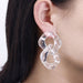 Wholesale Acrylic transparent Chain Earrings JDC-ES-E013 Earrings 奈珠 Wholesale Jewelry JoyasDeChina Joyas De China