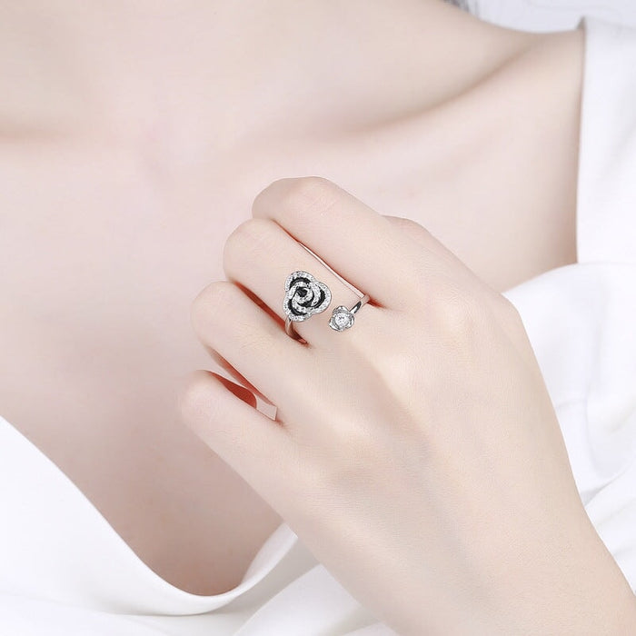 Wholesale adjustable rose lucky grass hand ornaments JDC-RS-KLR001 Rings 梅陇卡莱尔 Wholesale Jewelry JoyasDeChina Joyas De China