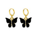 Wholesale Alloy Acrylic Butterfly Earrings JDC-ES-F614 Earrings 韩之尚 5507103 Dripping oil Wholesale Jewelry JoyasDeChina Joyas De China