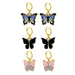 Wholesale Alloy Acrylic Butterfly Earrings JDC-ES-F614 Earrings 韩之尚 Wholesale Jewelry JoyasDeChina Joyas De China