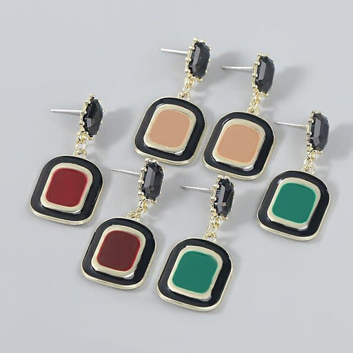 Wholesale Alloy Acrylic Earrings JDC-ES-JL734 Earrings 氿乐 Wholesale Jewelry JoyasDeChina Joyas De China