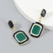 Wholesale Alloy Acrylic Earrings JDC-ES-JL734 Earrings 氿乐 green Wholesale Jewelry JoyasDeChina Joyas De China
