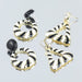 Wholesale Alloy Acrylic Earrings JDC-ES-JL752 Earrings 氿乐 Wholesale Jewelry JoyasDeChina Joyas De China