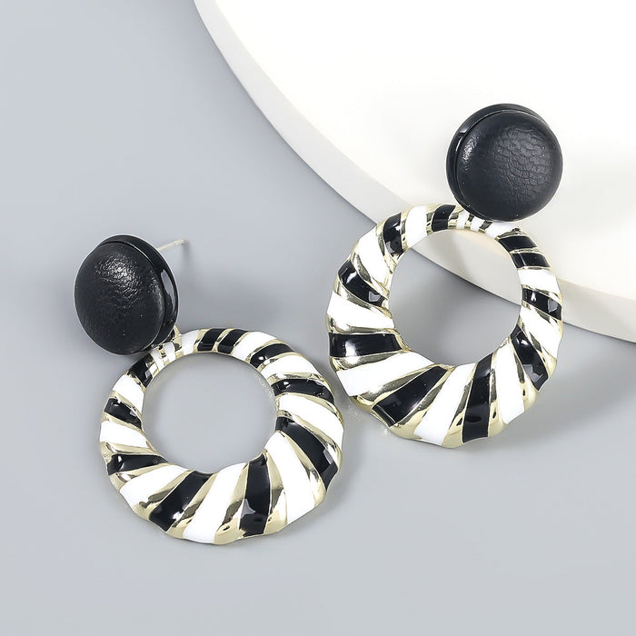 Wholesale Alloy Acrylic Earrings JDC-ES-JL752 Earrings 氿乐 A Wholesale Jewelry JoyasDeChina Joyas De China