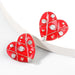 Wholesale Alloy Acrylic Enamel Geometric Earrings JDC-ES-JL891 Earrings 氿乐 red B Wholesale Jewelry JoyasDeChina Joyas De China