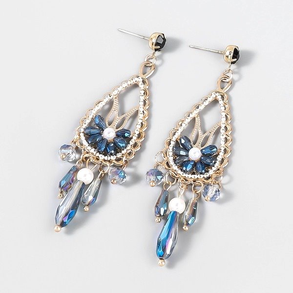 Wholesale Alloy Acrylic Imitation Pearl Tassel Earrings JDC-ES-JL744 Earrings 氿乐 Wholesale Jewelry JoyasDeChina Joyas De China