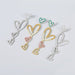 Wholesale Alloy Acrylic Multilayer Heart Earrings JDC-ES-JL673colored rhinestones Earrings ?鹄? Wholesale Jewelry JoyasDeChina Joyas De China