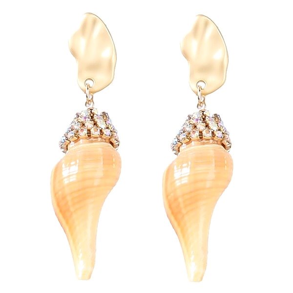 Wholesale Alloy Acrylic Shell Earrings JDC-ES-JL781 Earrings 氿乐 Wholesale Jewelry JoyasDeChina Joyas De China