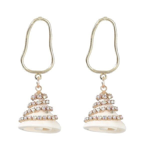 Wholesale Alloy Acrylic Shell Earrings JDC-ES-JL782 Earrings 氿乐 Wholesale Jewelry JoyasDeChina Joyas De China