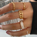 Wholesale Alloy Adjustable Rings Set JDC-RS-F590 Rings 韩之尚 5379403 Set Wholesale Jewelry JoyasDeChina Joyas De China