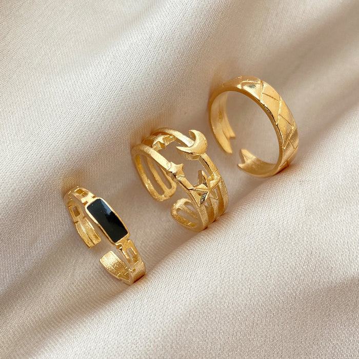 Wholesale Alloy Adjustable Rings Set JDC-RS-F593 Rings 韩之尚 5324901set Wholesale Jewelry JoyasDeChina Joyas De China