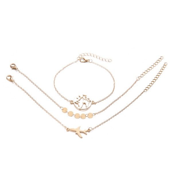 Wholesale alloy airplane bracelet JDC-BT-DaiR004 Bracelet 黛仁 Wholesale Jewelry JoyasDeChina Joyas De China