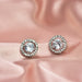 Wholesale alloy arrow stone earrings JDC-ES-YinX003 Earrings 伊杏 rose gold Wholesale Jewelry JoyasDeChina Joyas De China