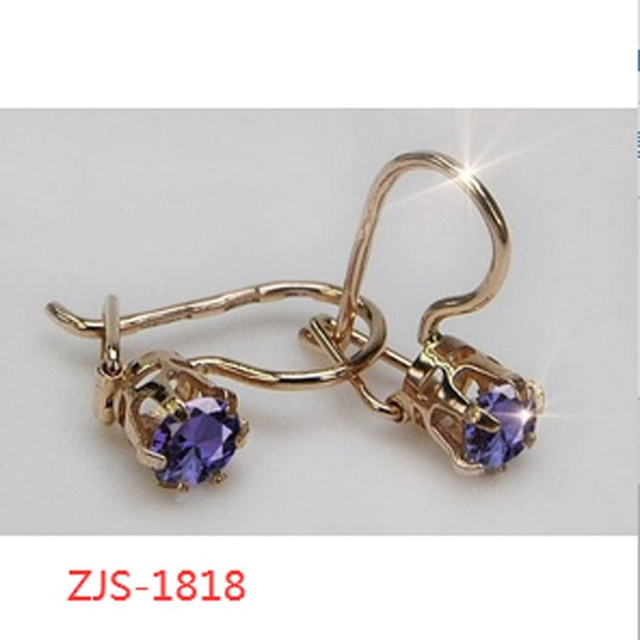 Wholesale Alloy Artificial Gemstone Earrings JDC-ES-WN002 Earrings 薇妮 AER635 Wholesale Jewelry JoyasDeChina Joyas De China