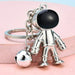 Wholesale alloy astronaut keychain JDC-KC-WS112 Keychains 围颂 Large silver Wholesale Jewelry JoyasDeChina Joyas De China