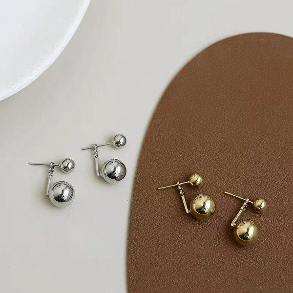 Wholesale alloy ball Earrings JDC-ES-A098 Earrings 妙雅 Wholesale Jewelry JoyasDeChina Joyas De China